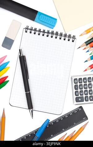 School and office tools Stock Photo
