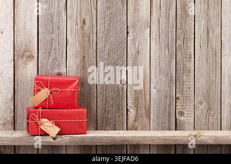 Christmas gift boxes Stock Photo