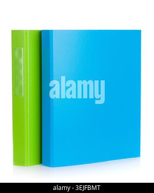Two office document folders Stock Photo