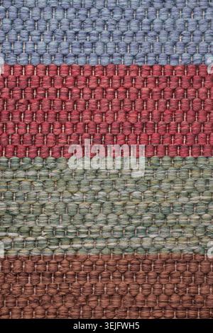 Striped carpet texture, close-up Stock Photo