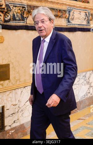 Italy, Rome, 29 May, 2026 : Bank of Italy, Annual Report on 2025. In the photo Paolo Gentiloni, European Commissioner for Economic and Monetary Affairs   Photo © Stefano Carofei/Sintesi/Ģ����ý Live News Stock Photo
