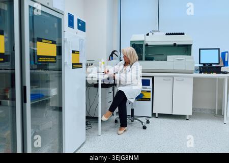 Cll Quality Lab A laboratory technician conducts quality-control testing at the Leefood ...