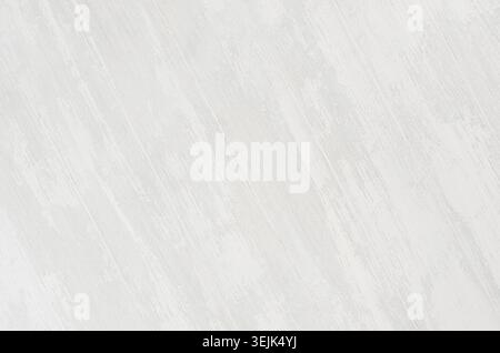 White wood plank with shabby and scrapes as background; diagonal lines. Stock Photo