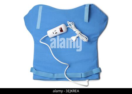Electric heating pad for neck and shoulders Stock Photo