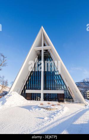 Norway - Tromsø, Arctic Cathedral Stock Photo