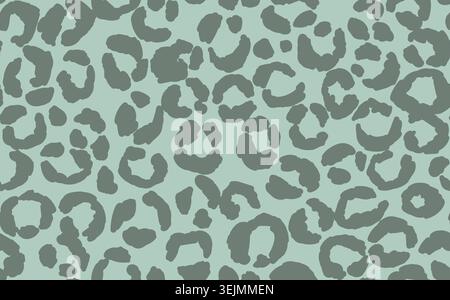 Abstract modern leopard seamless pattern. Animals trendy background. Color decorative vector stock illustration for print, card, postcard, fabric Stock Vector