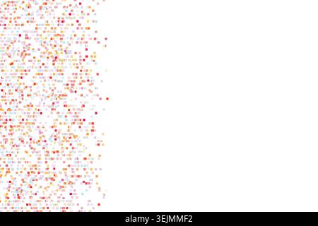 Multicolor dotted background, colorful vector texture with circles. Glitter abstract illustration with blurred drops of rain. Pattern for ads, web Stock Vector