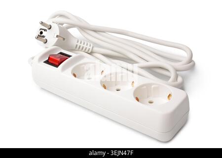 Power bar multiple outlets Stock Photo