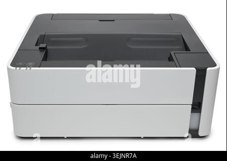 Ink jet printer on white background Stock Photo