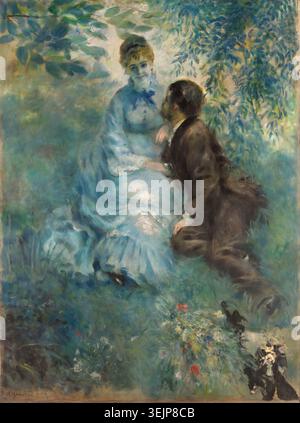 The Lovers 1875 by Pierre-Auguste Renoir Stock Photo - Alamy