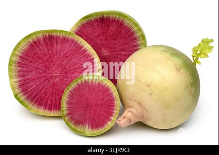 Watermelon radish Stock Photo