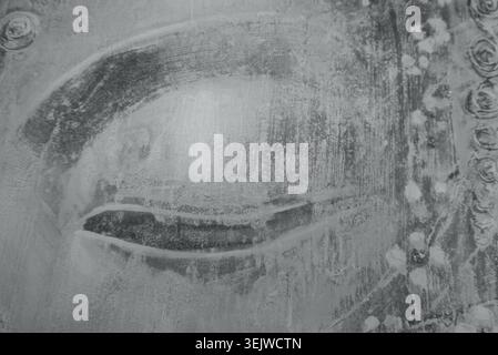 Textured Grunge Stone Surface with Swirl Patterns Stock Photo