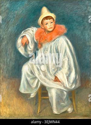Pierre‑Auguste Renoir【白衣のピエロ】 The white Pierrot (1901 - 1902) by Pierre Auguste Renoir (1841