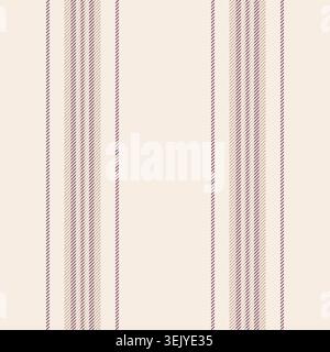 Relief textile lines fabric, fiesta vector vertical background. Scrapbooking pattern stripe seamless texture in linen and light colors palette. Stock Vector