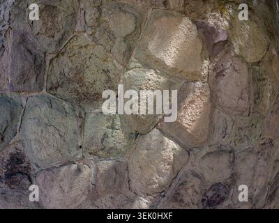 aged brick wall, stone wall Stock Photo