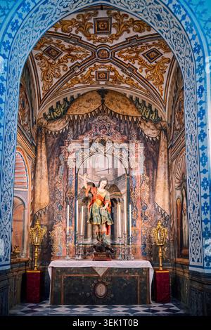 Where Gold, Marble, and Quiet Devotion Meet in a Hidden Sanctuary (Granada, Spain: 04-apr-2026) Stock Photo