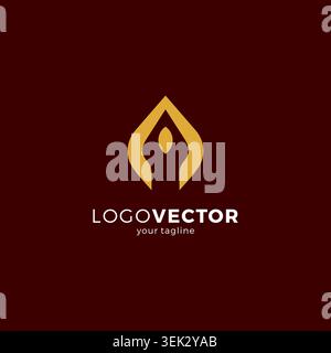Letter A Logo Design Vector. Initial A Icon Stock Vector