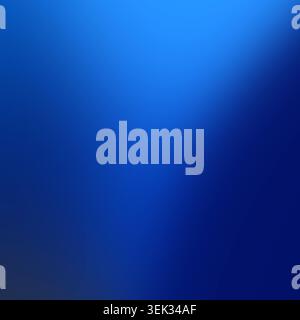 Blue gradient background with smooth deep blue tones for modern design and corporate use Stock Photo