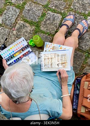Street artist Stock Photo