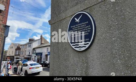 FILEY MEMORIAL GARDEN AND ARCH, 11 Murray St, Filey Stock Photo