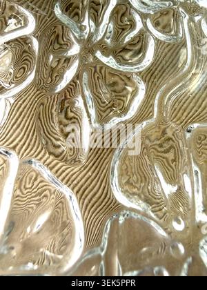 Soft Bokeh Abstract Of Reflective Metallic Highlights And Blurred Silver Light For Background Stock Photo