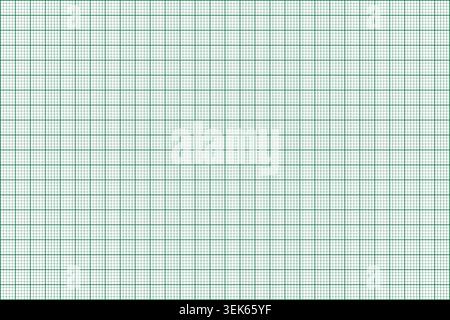 Seamless blueprint grid pattern, mathematical square coordinate paper texture . Stock Vector