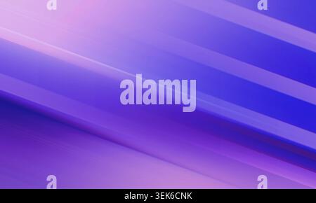 Abstract background with diagonal motion blur lines creating a vibrant purple and blue gradient. Modern digital design Stock Photo