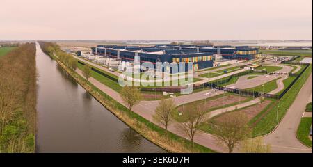 Data Center Infrastructure In Netherlands, Cloud Computing Technology, Server Farm, Digital Transformation Stock Photo