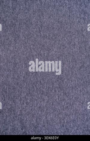 Dark Blue Heathered Knit Fabric Textile Detailed Surface. Background Stock Photo