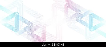 Abstract geometric background with golden triangles. Futuristic technology concept. Background for cover, banner, poster, presentation, website or Stock Vector
