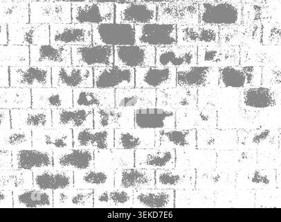 Grunge brick wall background . Not AI, vector illustration. Stock Vector