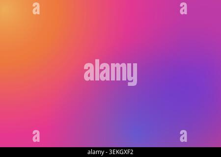Soft abstract gradient background blending violet, orange, pink, and yellow tones with smooth modern color transitions for wallpaper, banner, poster, and digital design vector illustration Stock Vector