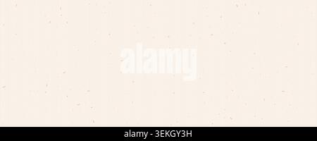 Japanese rice paper texture background in soft creme beige with delicate vertical stripe and natural speckle fiber. Rice korean paper background with Stock Vector