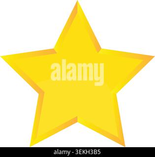 Shiny Star Vector Celestial Design Illustration Stock Vector