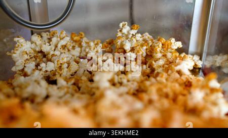 Close Up Of Popcorn In Machine Stock Photo