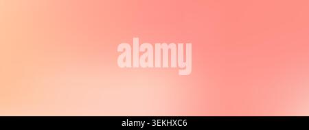 Modern Gradient Background with Peach Pink Mesh. Apricot background with Soft Blur for posters, flyers, or business cards. Pastel Vector illustration Stock Vector