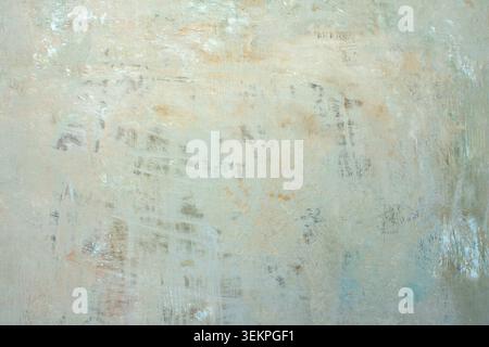 Abstract silver cement wall texture background. Decorative plaster effect on grey wall. Stock Photo