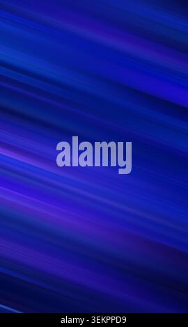 Abstract background showing blurred diagonal blue and purple lines. Representing concepts of speed, internet, energy, and technology Stock Photo