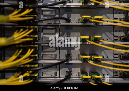 Gtc Rack A Server Rack at Nvidia GTC in Taipei, Taiwan, June 3, 2026. NEXPHER ...