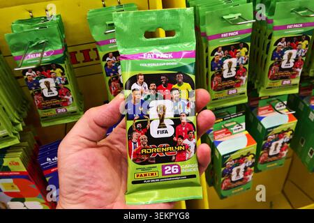 Panini Sticker Fan-Album zum Fifa World Cup 2026 *** Panini sticker fan album for the Fifa World Cup 2026 Stock Photo