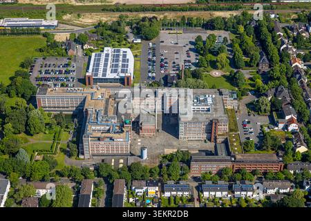 Luftbild, Hochschule Ruhr West - Campus Parkstadt, Speldorf, Mülheim, Ruhrgebiet, Nordrhein-Westfalen, Deutschland ACHTUNGxMINDESTHONORARx60xEURO *** Aerial view, Hochschule Ruhr West Campus Parkstadt, Speldorf, Mülheim, Ruhr area, North Rhine-Westphalia, Germany ATTENTIONxMINDESTHONORARx60xEURO Stock Photo