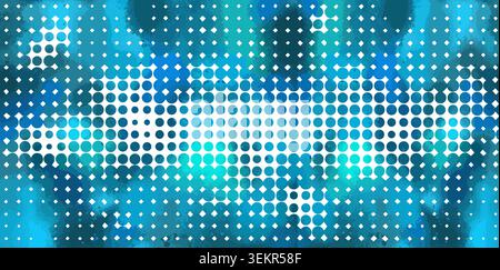 Pop-art Dots Background. blue halftone background . Abstract Overlay. Modern Texture. Vector illustration Stock Vector