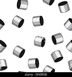 pattern stream faucet aerator cartoon vector Stock Vector