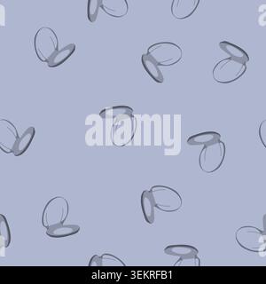 seamless pattern cover toilet seat cartoon vector Stock Vector