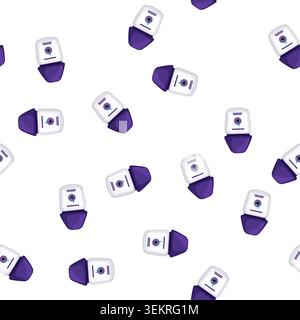 pattern bottle eye drop cartoon vector Stock Vector