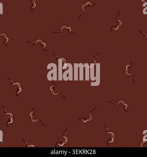 seamless pattern topping chocolate drip sause cartoon vector Stock Vector