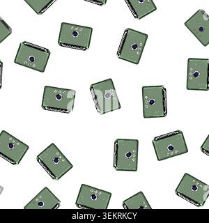 pattern toast toaster bread cartoon vector Stock Vector