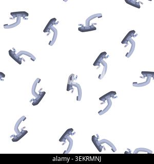 pattern kitchen faucet cartoon vector Stock Vector