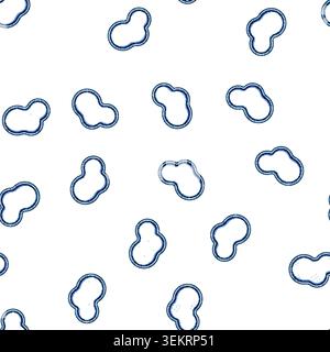 pattern water top view pool cartoon vector Stock Vector