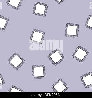seamless pattern wafer microchip frame cartoon vector Stock Vector